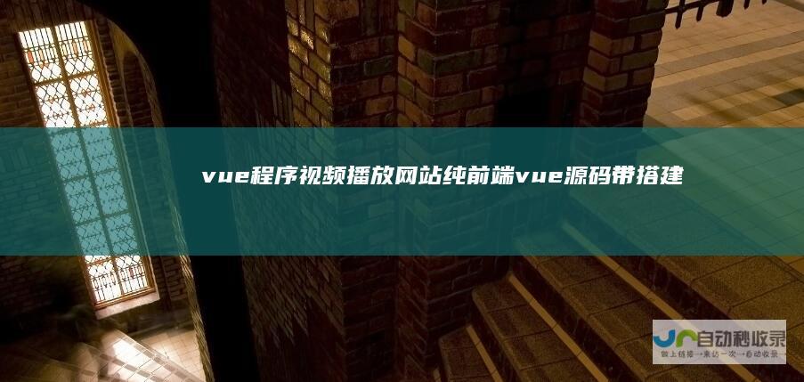 vue程序播放纯前端vue带搭建