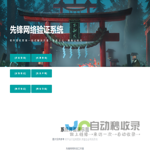 先锋网络验证系统